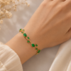 EMERALD TULIP BRACELET