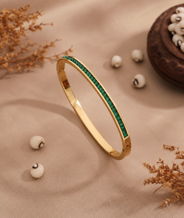 EMERALD DUO BANGLES