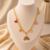 RAINBOW CHARM NECKLACE