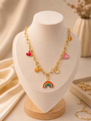 RAINBOW CHARM NECKLACE
