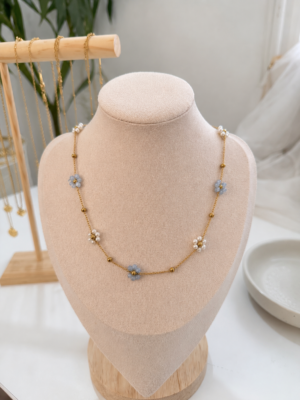 DAISY PEARL NECKLACE