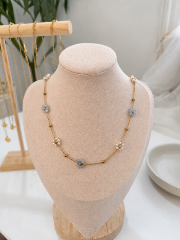 DAISY PEARL NECKLACE