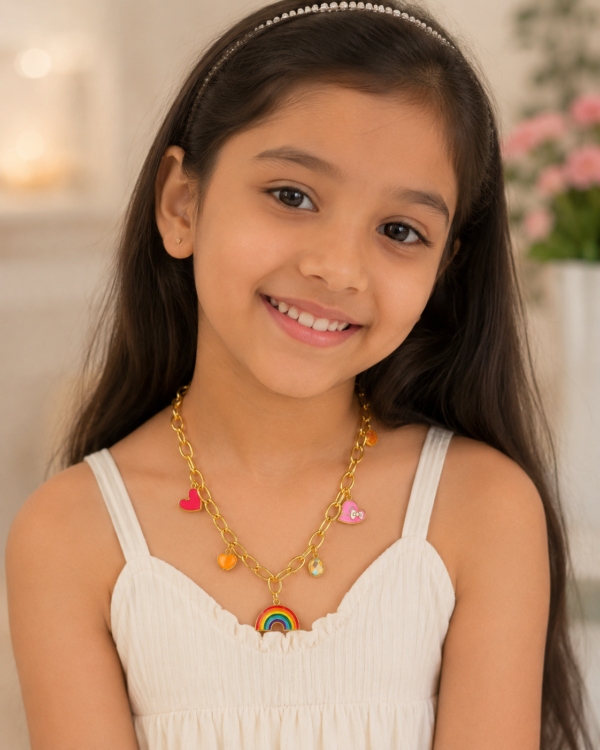 RAINBOW CHARM NECKLACE