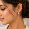 CRYSTAL DROP GLOW EARINGS