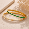 EMERALD DUO BANGLES