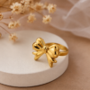 GOLDEN BOW RING