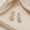 CRYSTAL DROP GLOW EARINGS