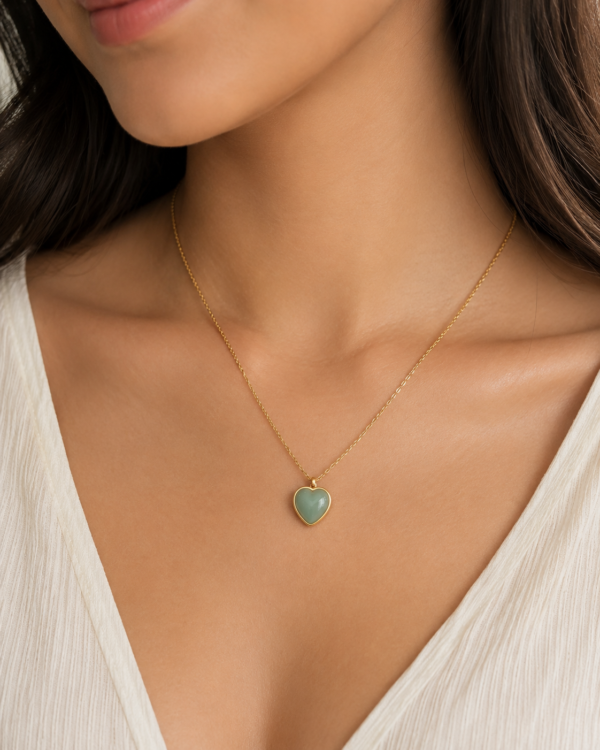 SAGE HEART NECKLACE