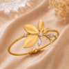 FLORAL PETAL BANGLE