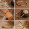 EMERALD DUO BANGLES