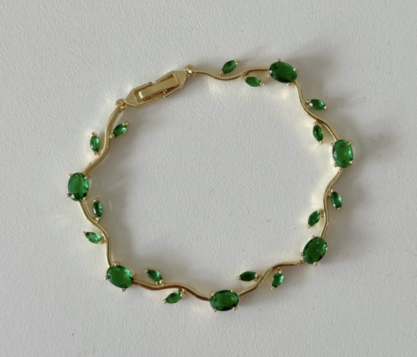 EMERALD TULIP BRACELET