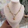 GOLDEN HEART LAYER NECKLACE