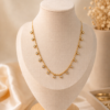 CYSTAL DROP CHARM NECKLACE