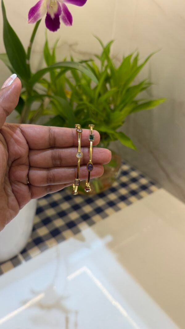 AURELIA GEM STONE BANGLES