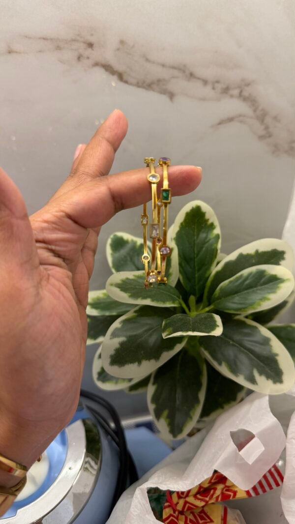 AURELIA GEM STONE BANGLES
